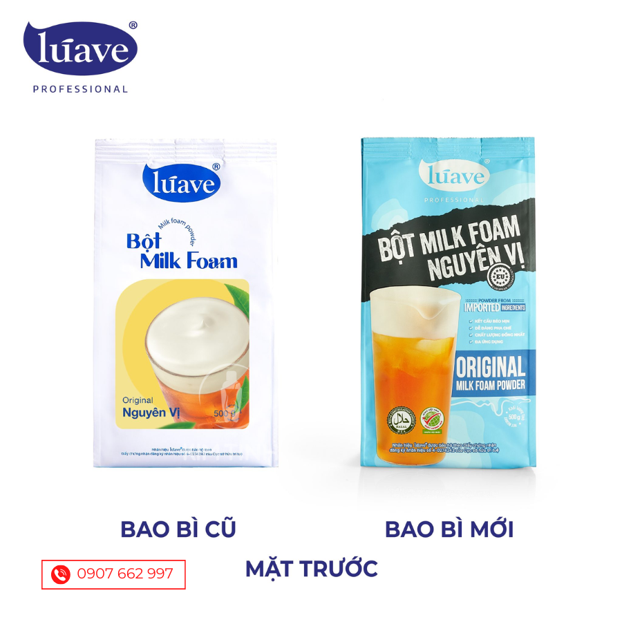 Bột Milk Foam Phô Mai Luave