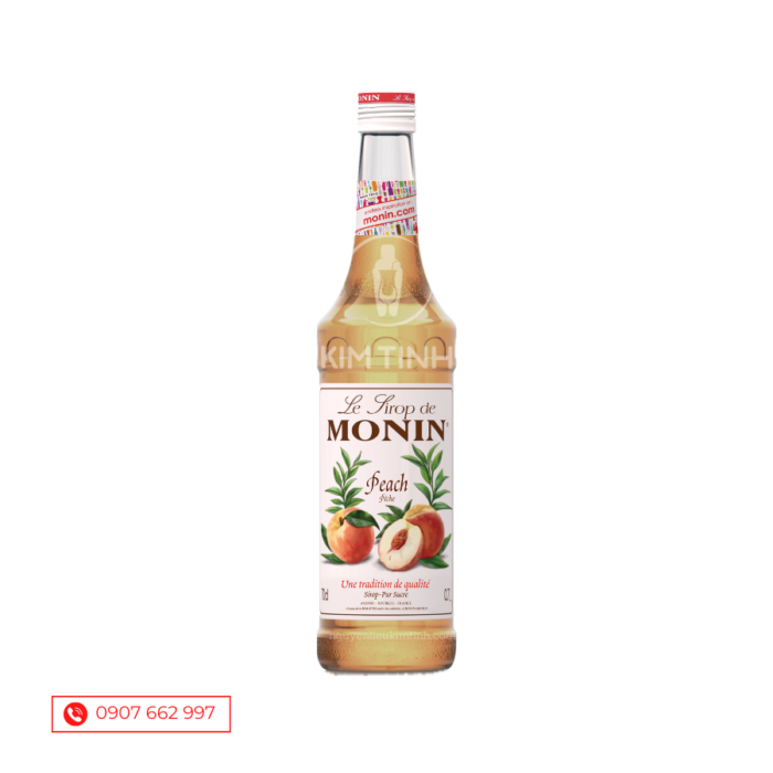 siro monin đào monin peach syrup