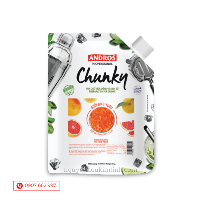 chunky bưởi đỏ