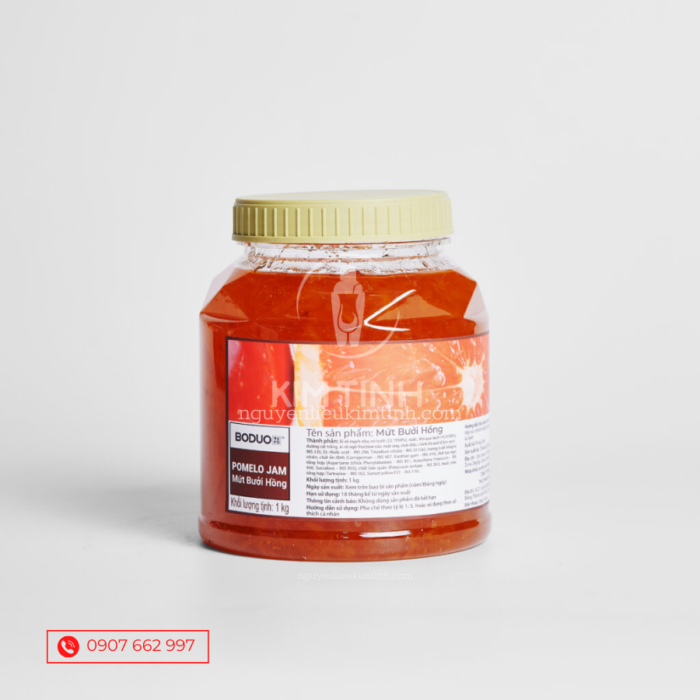 Boduo mứt bưởi hồng