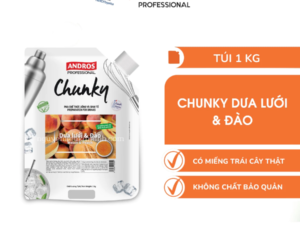 chunky dưa lưới đào
