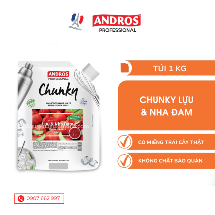 chunky lựu nha đam