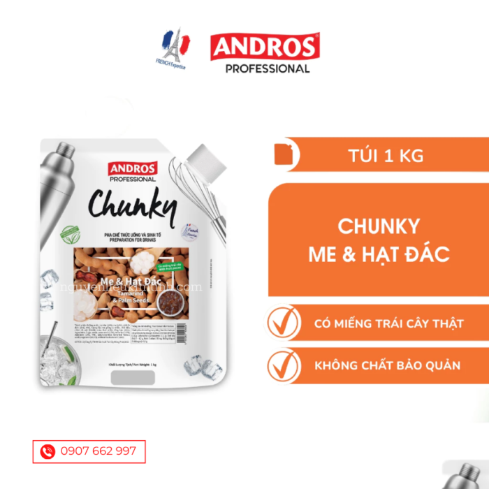 chunky me hạt đác