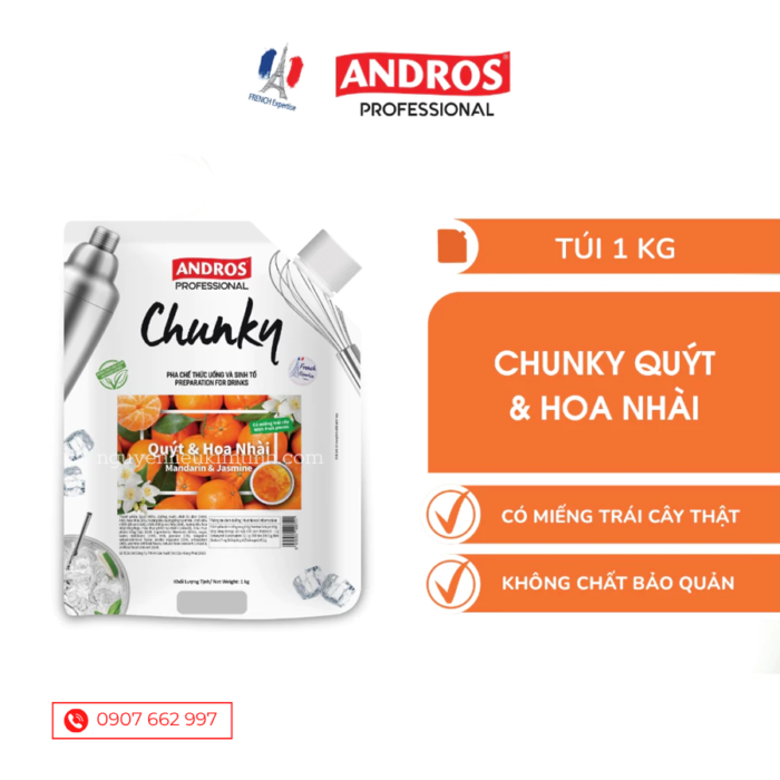 chunky quýt hoa nhài