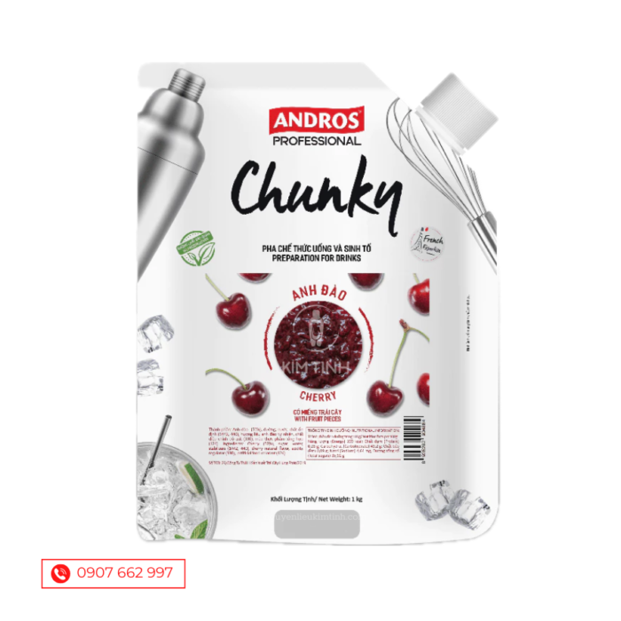 mứt chunky anh đào