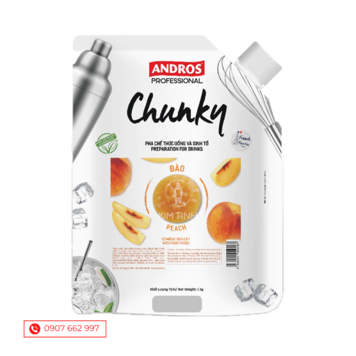 mứt chunky đào