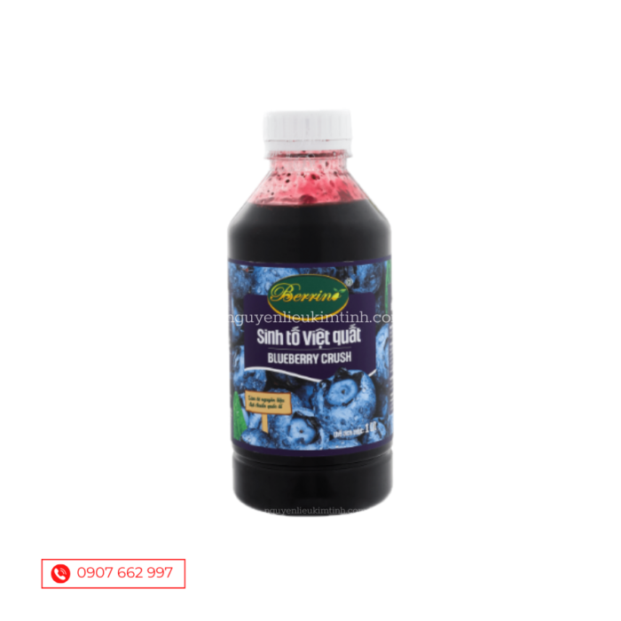 sinh tố berrino việt quất