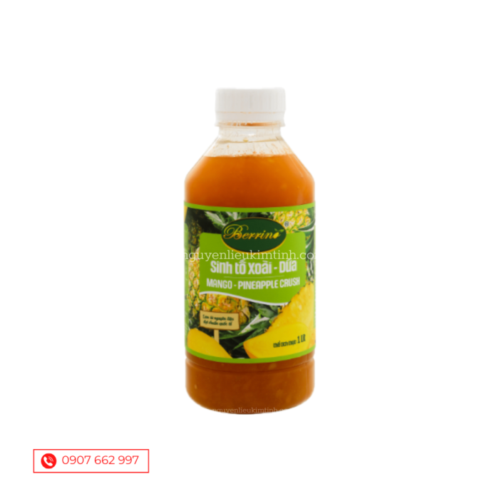 sinh tố berrino xoài dứa