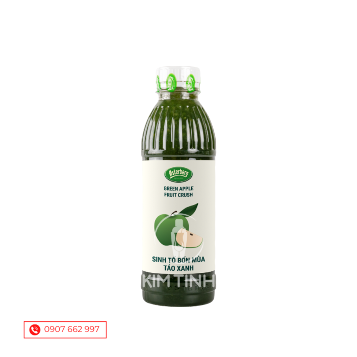 sinh tố osterberg táo xanh