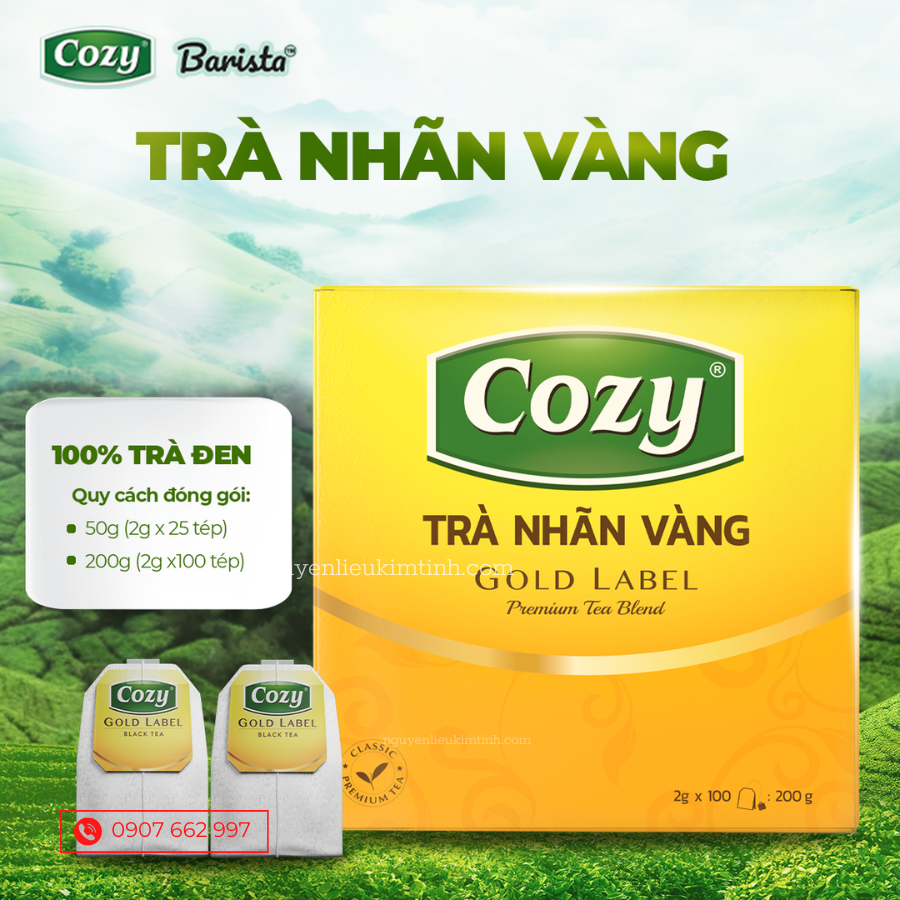 trà nhãn vàng cozy