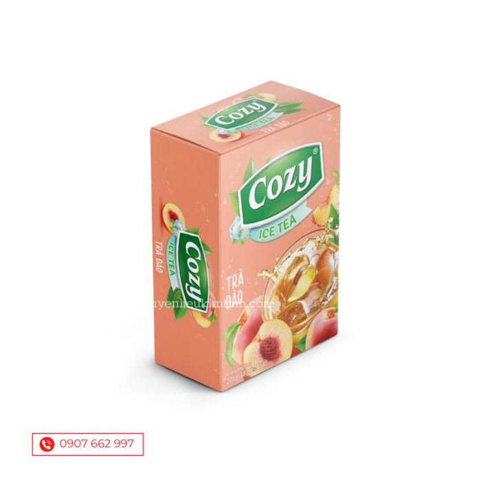 trà đào hoà tan cozy