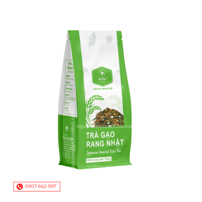 trà gạo rang lộc phát