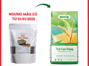 Trà gạo rang lạc vương