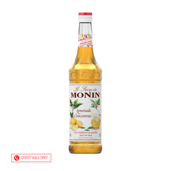 monin chanh mật ong lemonade