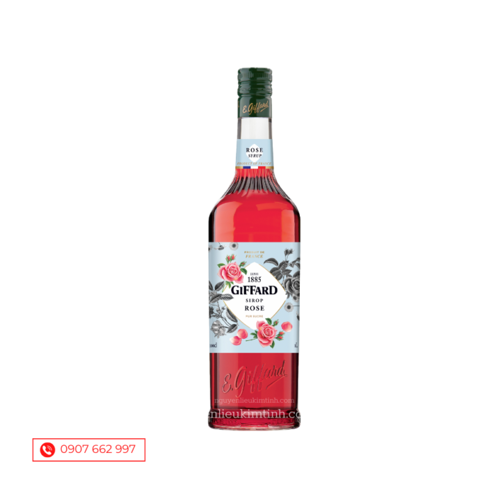 Siro giffard hoa hồng (giffard rose syrup)