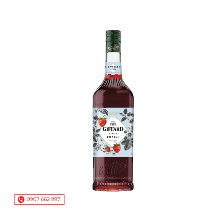 siro giffard dâu (giffard strawberry syrup)