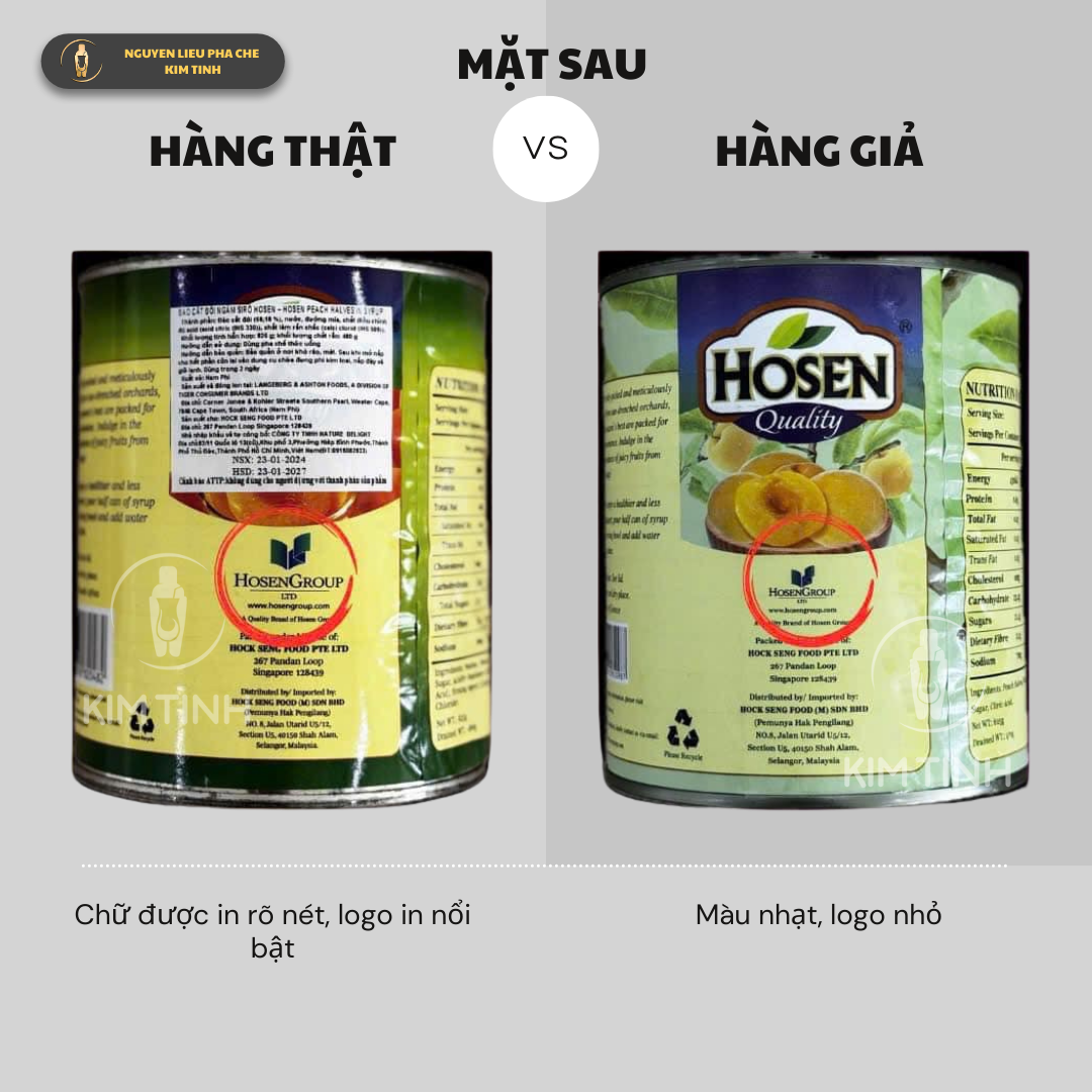 Đào Hosen thật giả