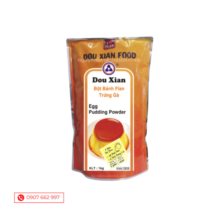 pudding trứng dou xian