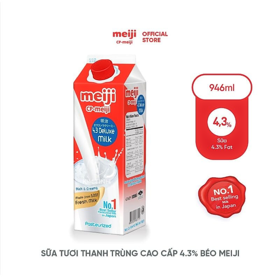 sữa tươi thanh trùng meiji