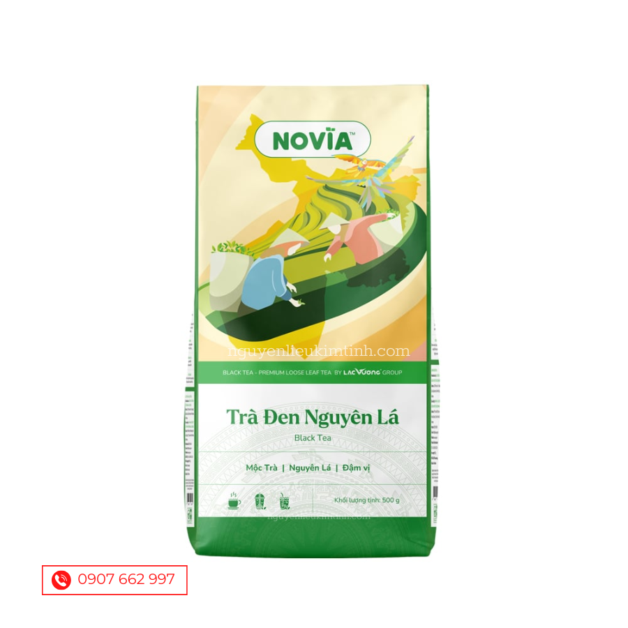 Novia Trà Đen Nguyên Lá 500Gr